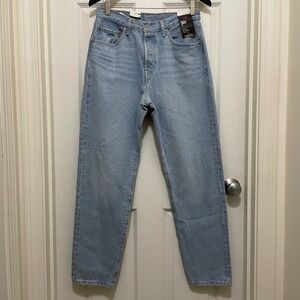 NEW Levis 501 '81 Jeans High Rise Loose Tapered Leg Light Wash Sz 28 x 29‎ NWT